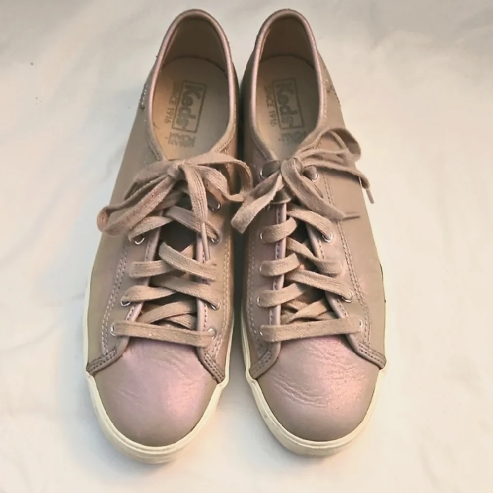 Keds Triple Kick Neon Metallic Lace Up Platform Sneaker SZ 7.5US - Picture 2 of 9